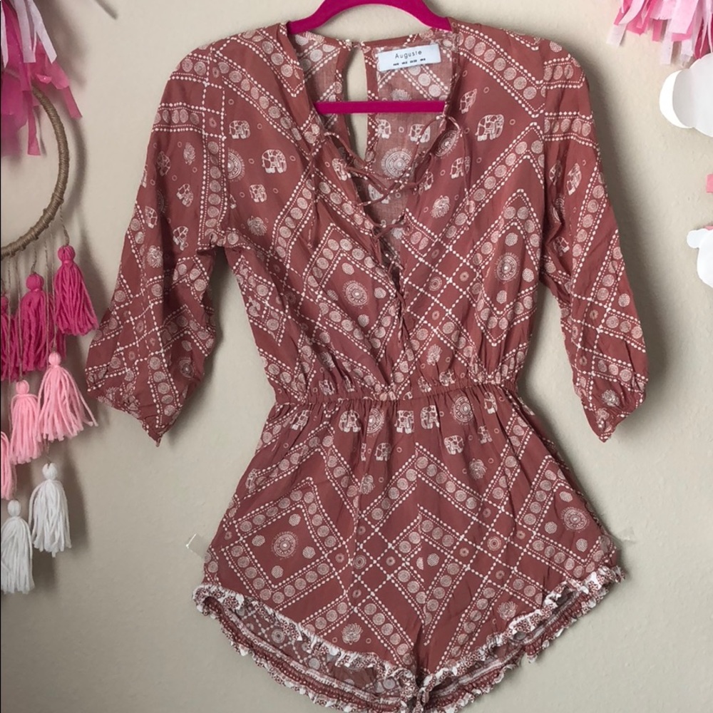 Boho summer romper size 2 by Auguste